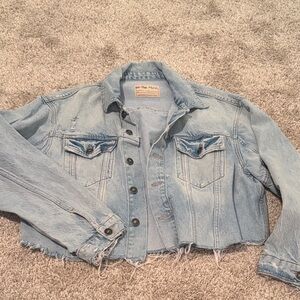 Free people -We The Free Faded Blue Denim Jacket